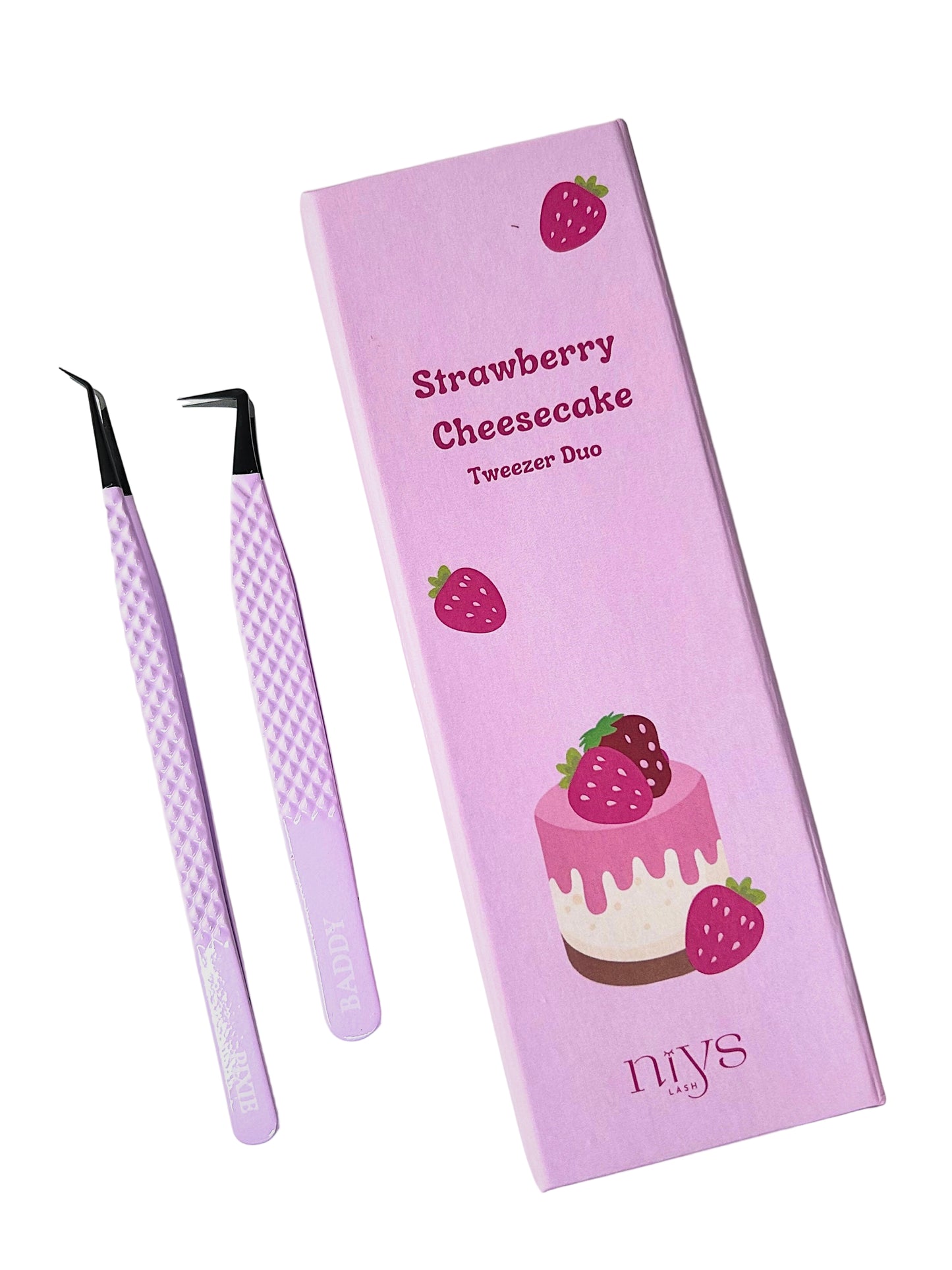 Strawberry Cheesecake Tweezer Duo