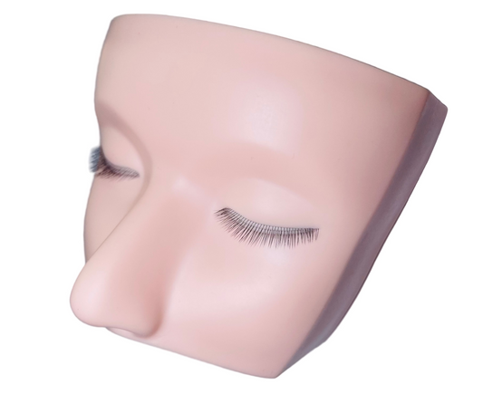 3-Layer Eyelash Practice Mannequin Head